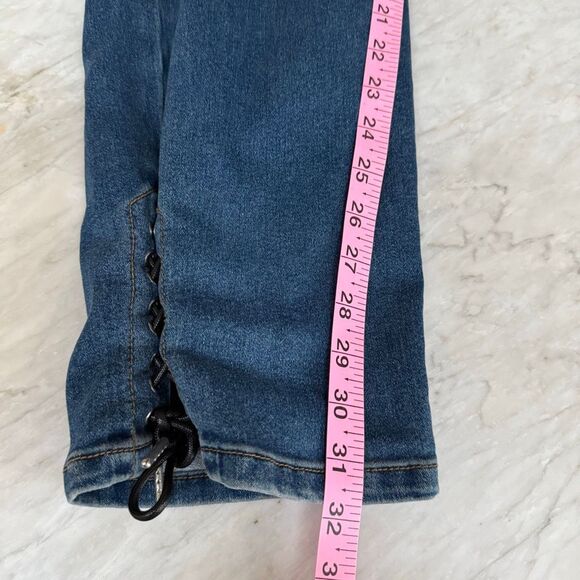 DG2 by Diane Gilman Laced Hem Skinny Jeans size 18WT NWT - Picture 6 of 6